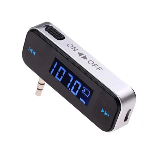 FM-01 Mini émetteur FM audio 3,5 mm pour lecteur MP3 sans fil de voiture, FM-01