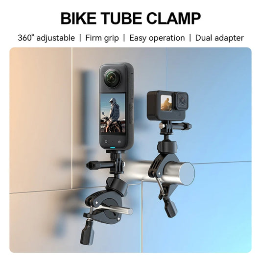 Lightweight Stem Clamp Cycling Bracket 360 Degree Adjustable Sports Camera Universal, TELESIN TE-HBM-004
