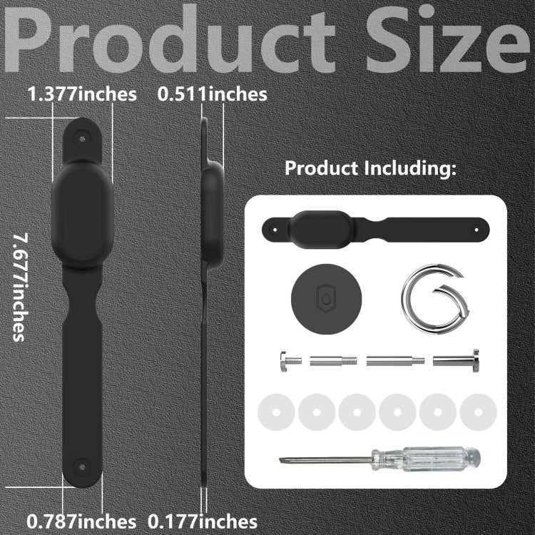 For Samsung Galaxy SmartTag2 Tracker Case Keychain with Key Ring