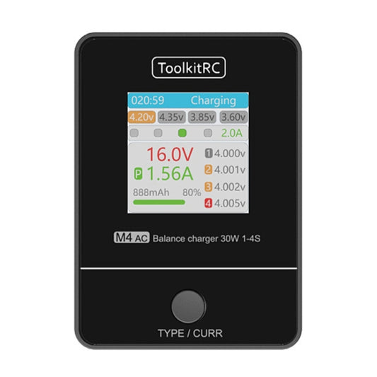 ToolkitRC M4AC Airplane And Car Model Li-Po Battery Balance Charger, M4AC