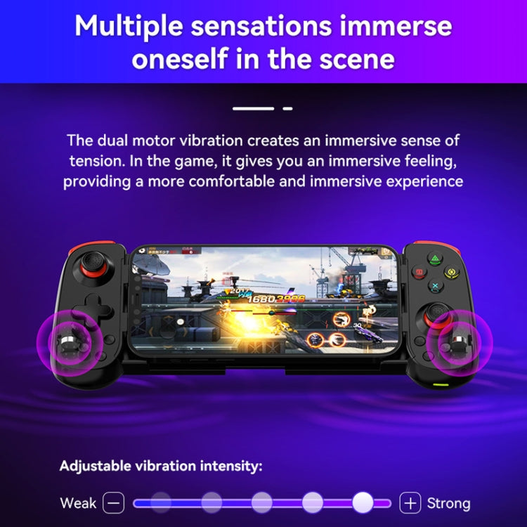 Bluetooth Stretchable Game Controller for Nintendo Switch / PC / IOS / Android, White, Black