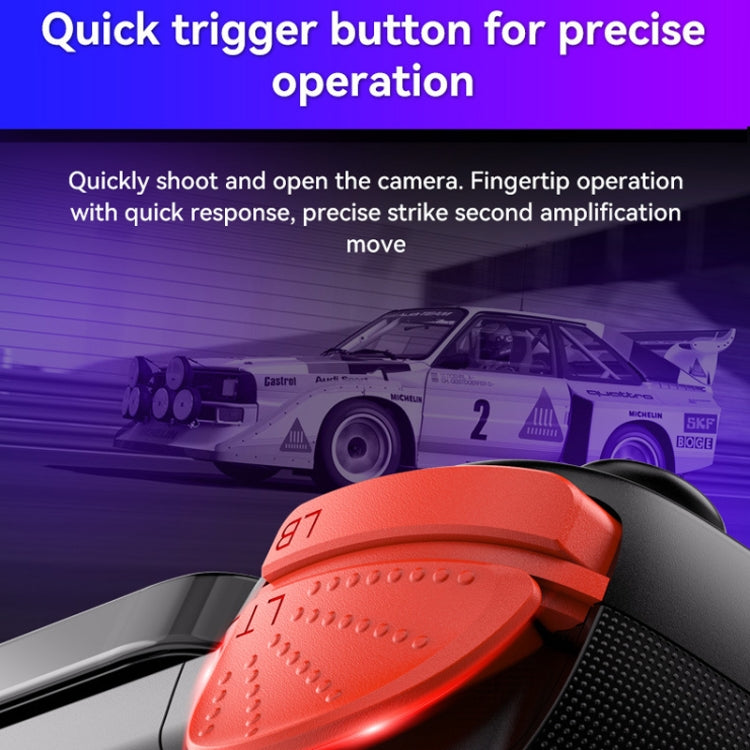 Bluetooth Stretchable Game Controller for Nintendo Switch / PC / IOS / Android, White, Black