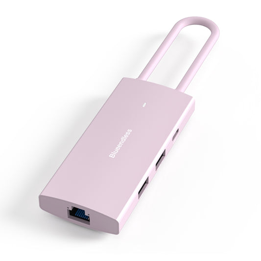 Blueendless 4K60Hz + Gigabit LAN + Data Type-C Docking Station, 6-in-1 Gray, 6-in-1 Blue, 6-in-1 Pink, 9-in-1 Reading Card Pink, 9-in-1 Reading Card Gray, 9-in-1 Reading Card Blue