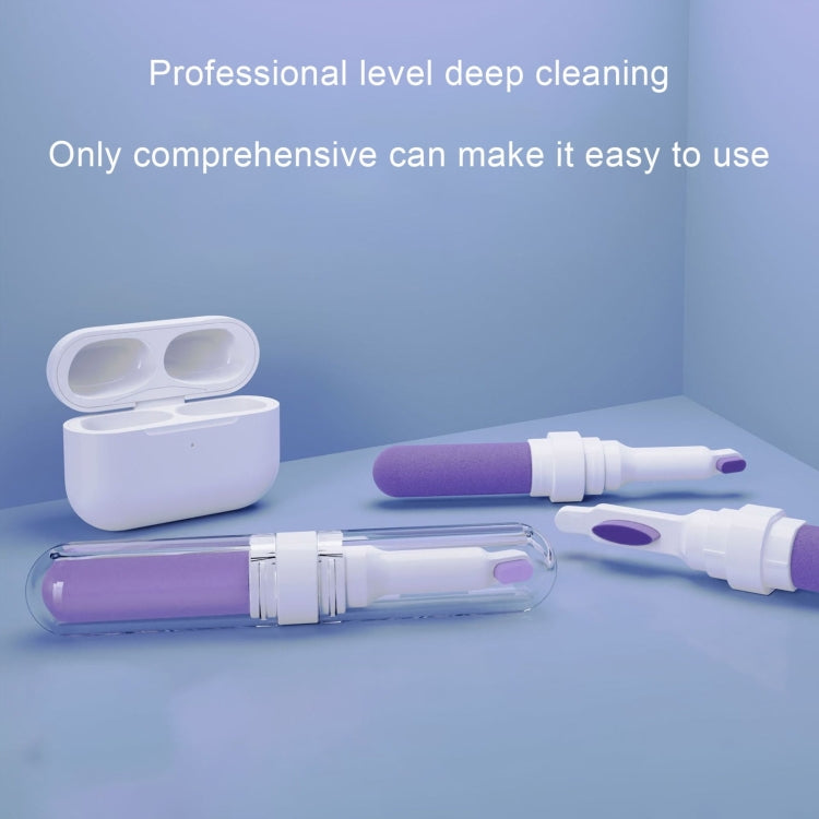 2pcs 3-in-1 Multi-purpose Bluetooth Earphone Cleaning Pen Keyboard Cleaning Brush