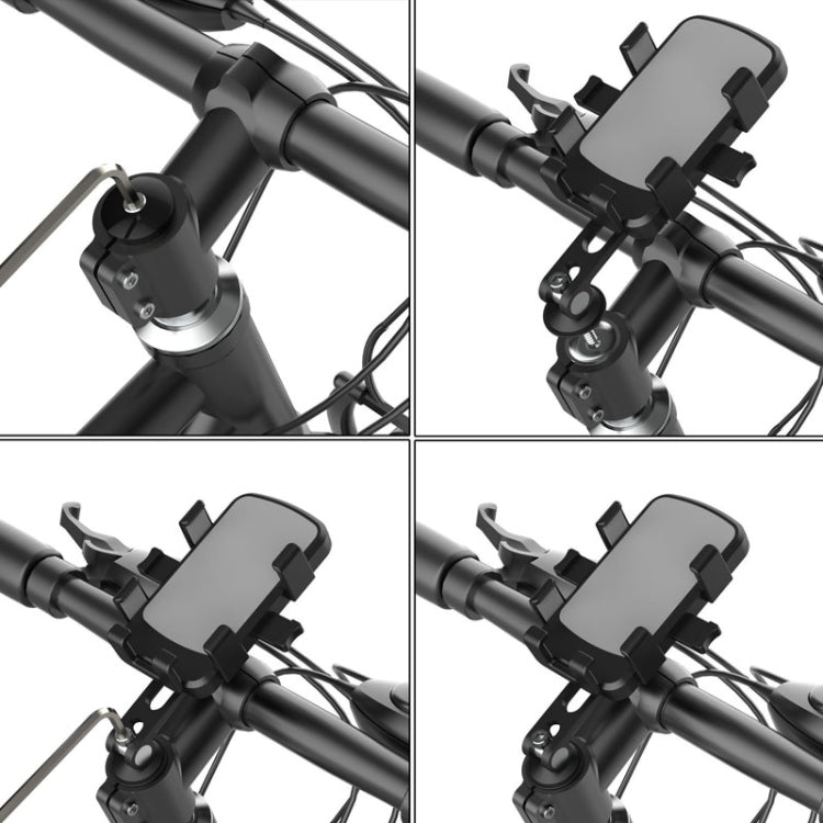 Mountain Road Bicycle Phone Holder Aluminum Alloy Cycling Navigation Bracket, Handlebar Stand Model