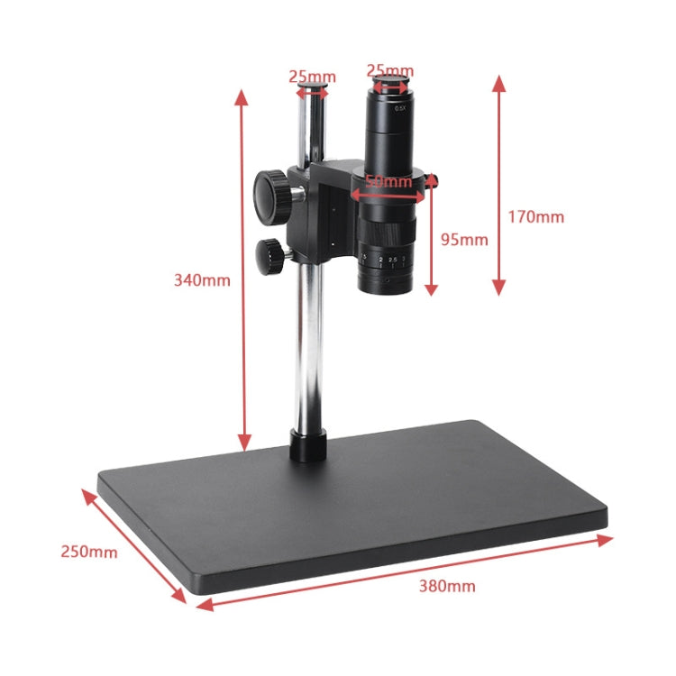 Industrial Camera Monocular Stand Microscope Lifting Stand Maintenance Table, Complete Set Stand, 60cm Heightened Stand