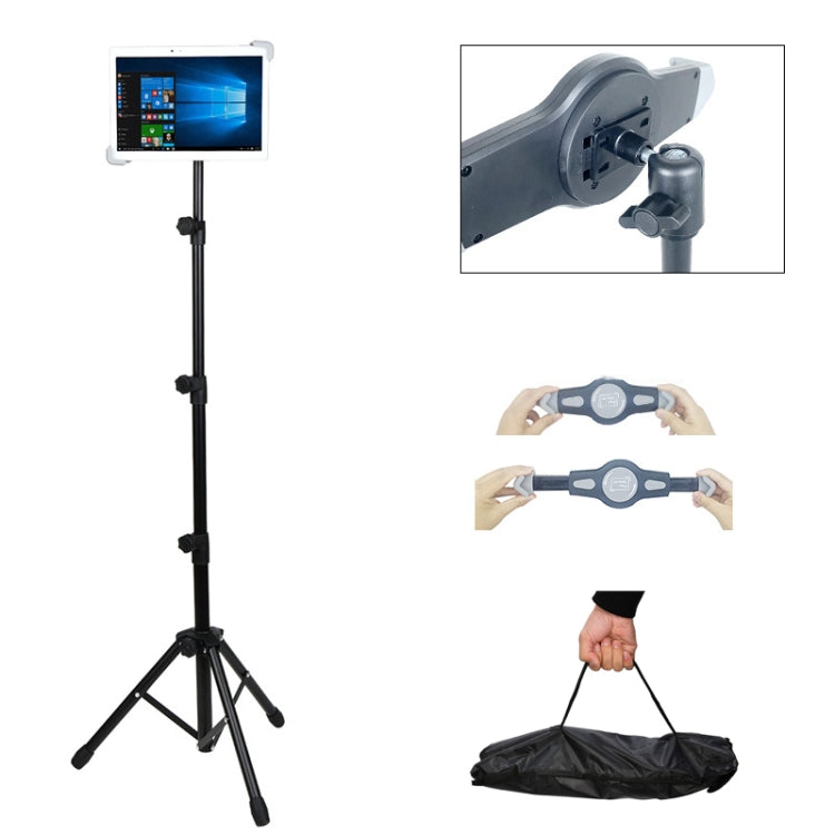 1.6m Adjustable Tablet Stand Floor-Standing Retractable Mobile Phone Tripod, 323, 306, 307, 311, 312, 313, 316, 303