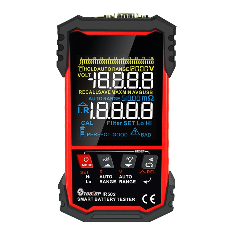 Battery Internal Resistance Tester Lead-Acid Alkaline Lithium Battery Tester, IR500, IR502