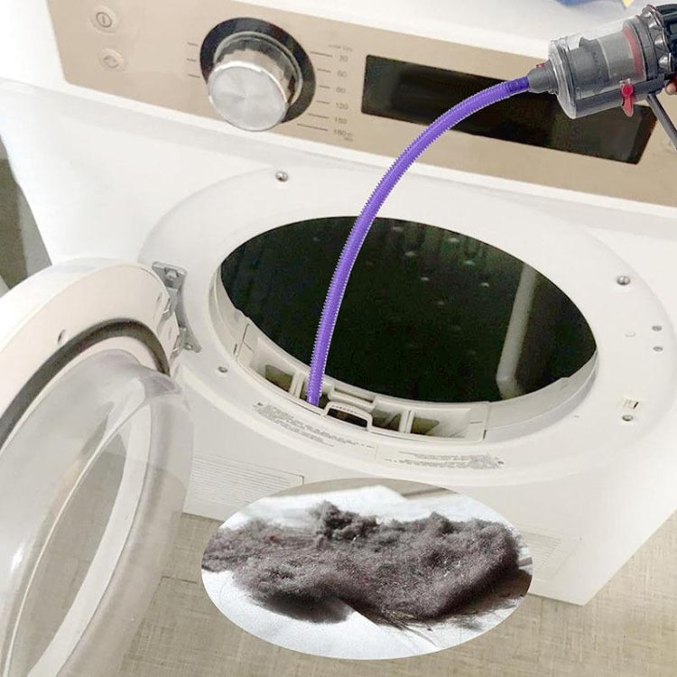 Cordless Vacuum Dryer Vent Cleaner Kit Hose Attachment, For Dyson V7 V8 V10 V11 V15 G5 Purple, For Dyson V6 / DC Purple, For Dyson V7 V8 V10 V11 V15 G5 Gray, For Dyson V6 / DC Gray