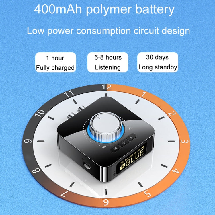 OMS-M5 Digital Bluetooth 5.0 Audio Receiver And Transmitter 2-In-1 AUX Adapter Converter, OMS-M5