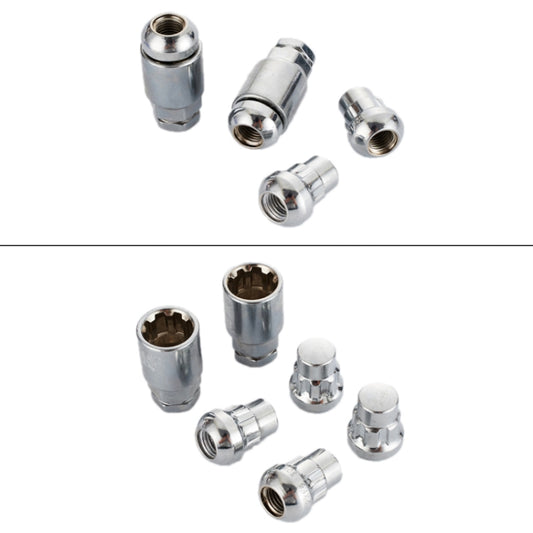 Car Tire Nut Anti-theft Lock, M12x1.5mm(4+2)0226, M12x1.25mm(4+2)0225, M14x1.5mm(4+2)0227, M1/2-20mm(4+2)0224, M12x1.5mm(Ball4+2)