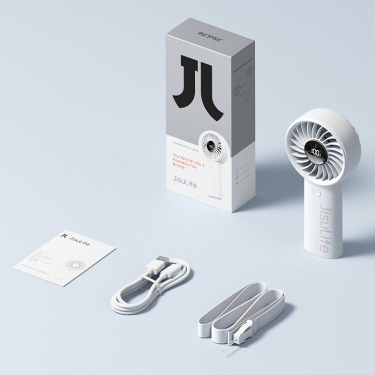 Mini ventilateur portable rechargeable JisuLife Life4, gris 3600 mAh, noir 3600 mAh, rose 3600 mAh, gris 5000 mAh, noir 5000 mAh, rose 5000 mAh