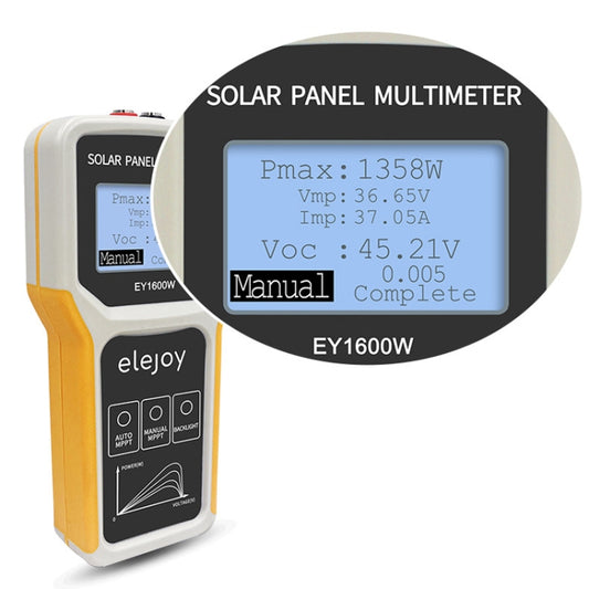 elejoy 1600W MPPT Solar Photovoltaic Panel Multimeter
