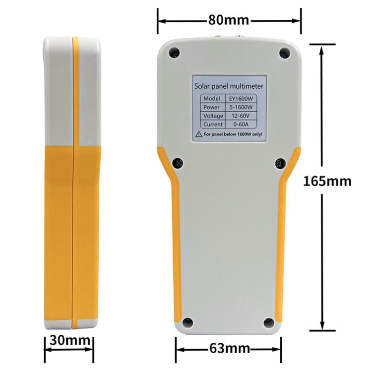 elejoy 1600W MPPT Solar Photovoltaic Panel Multimeter, EY1600W