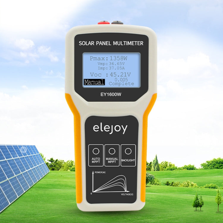 elejoy 1600W MPPT Solar Photovoltaic Panel Multimeter
