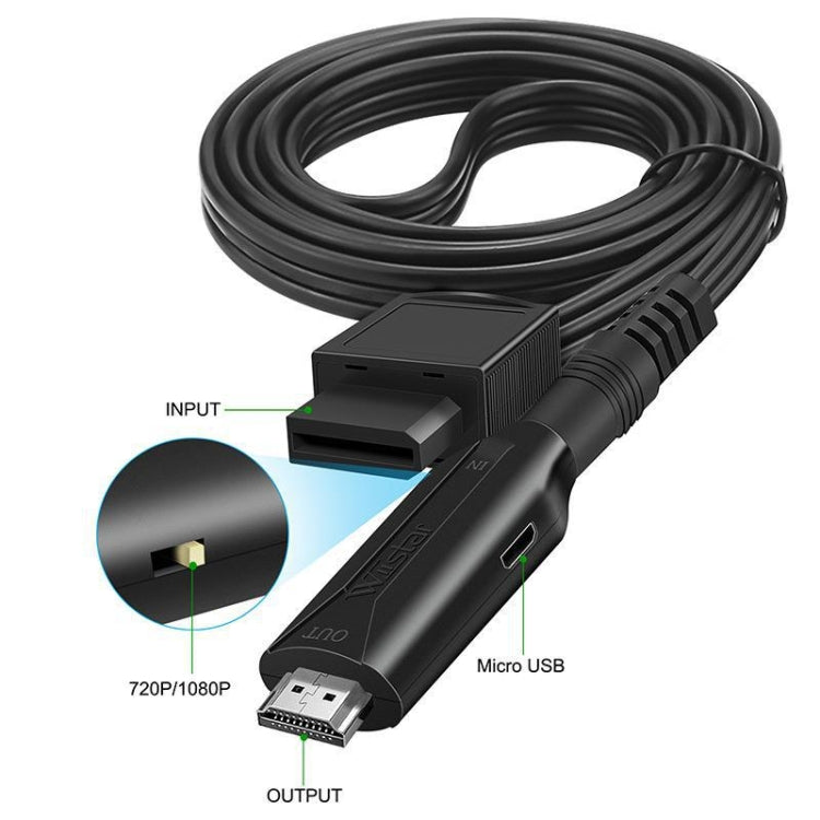 For Nintendo Wii To HDMI Converter Adapter Cable 1m 1080P For Full HD Device, Wii To HDMI