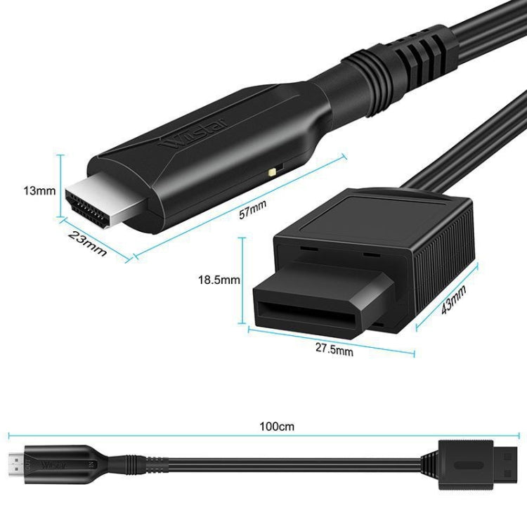 For Nintendo Wii To HDMI Converter Adapter Cable 1m 1080P For Full HD Device, Wii To HDMI