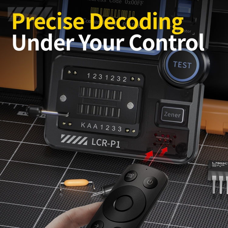 FNIRSI LCR-P1 Transistor Tester Multifunctional Electronic Component Inspection Tool, LCR-P1