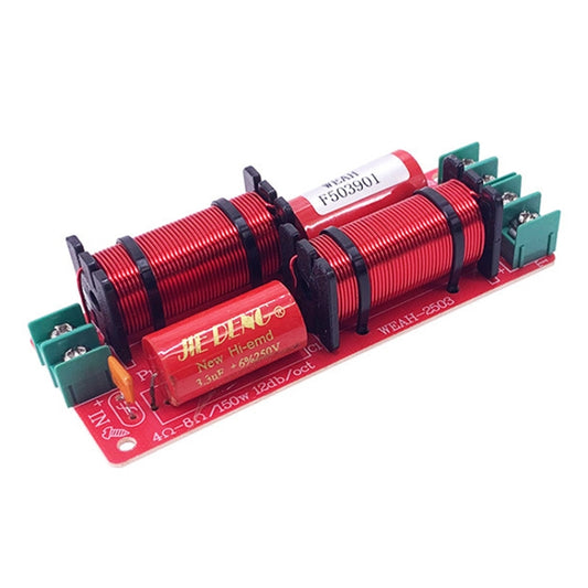 WEAH-2503 High and Low 2-way Speaker Crossover Hi-Fi Home Audio Solderless Divider