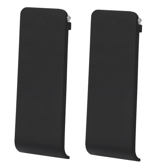 For Nintendo Switch Console 2pcs Replacement Kickstand Back Shell Holder, Black, Transparent White, White, Red, Blue