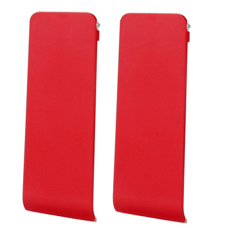 For Nintendo Switch Console 2pcs Replacement Kickstand Back Shell Holder, Transparent White, Black, White, Red, Blue