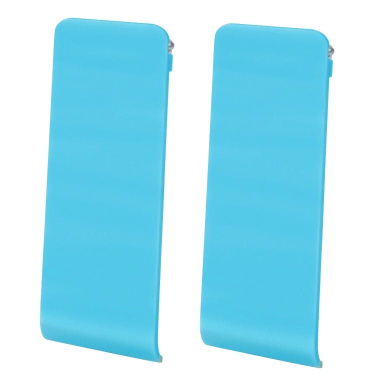 For Nintendo Switch Console 2pcs Replacement Kickstand Back Shell Holder, Transparent White, Black, White, Red, Blue