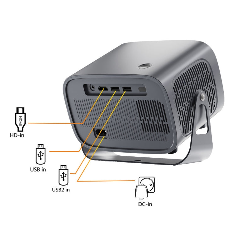 Projecteur portable intelligent Android 4K A10, prise US, prise UK, prise EU, prise AU