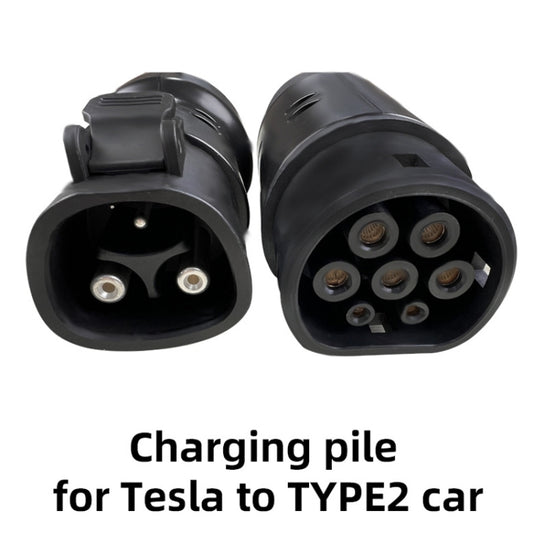 For Tesla-TYPE2 Electric Vehicle Charging Station Adapter Conversion Head, For Tesla-TYPE2