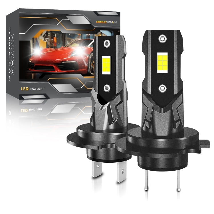 Car Universal Direct Plug LED Headlight Retrofit Bulb, H7