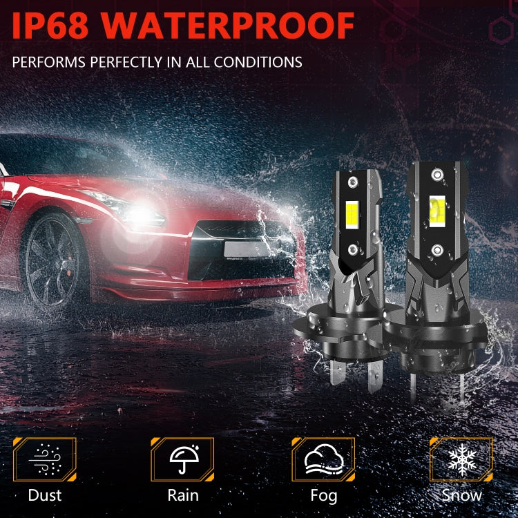 Car Universal Direct Plug LED Headlight Retrofit Bulb, H7
