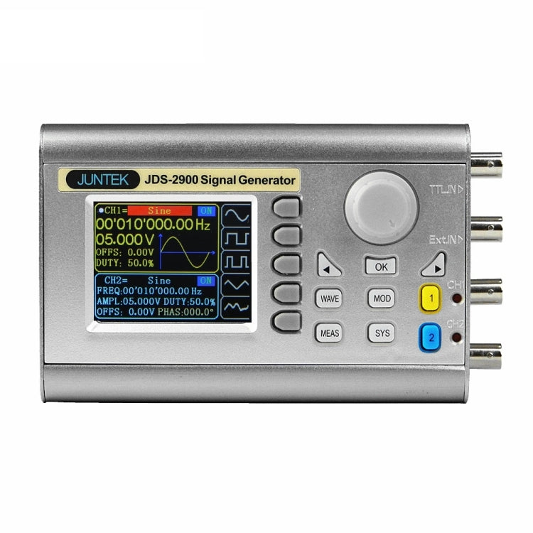 JUNTEK Programmable Dual-Channel DDS Function Arbitrary Waveform Signal Generator, 15MHz, 30MHz, 40MHz, 50MHz, 60MHz