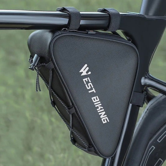 WEST BIKING Bicycle Crossbar Triangle Bag Cycling Equipment Tool Bag