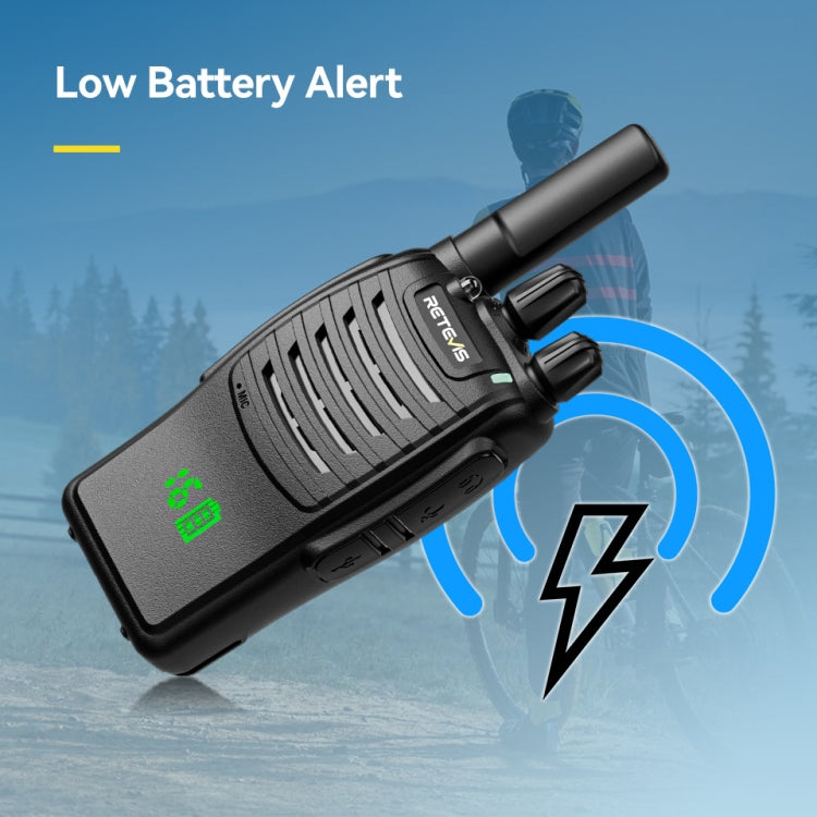 RETEVIS H777 16 Channels Compact Portable Handheld Walkie Talkie With Charging Base, PMR, FRS, 1pair PMR, 1pair FRS