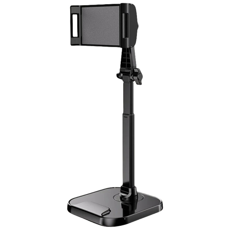 Dual-Position Rotatable Phone And Tablet Stand Retractable Weighted Base Desktop Holder, Tablet Model White, Tablet Model Black, Phone Model White, Phone Model Black