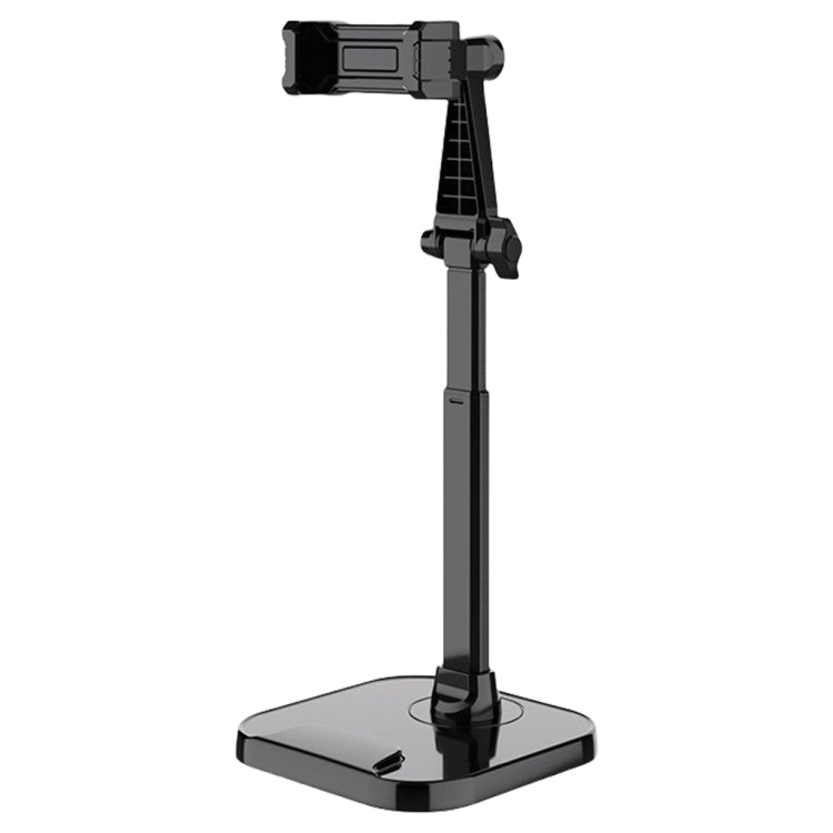 Dual-Position Rotatable Phone And Tablet Stand Retractable Weighted Base Desktop Holder, Tablet Model White, Tablet Model Black, Phone Model White, Phone Model Black