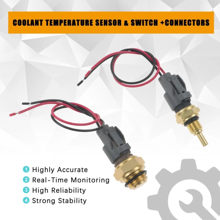 For Honda Civic Radiator Coolant Fan Switch Temperature Sensor Plus Wiring Harness