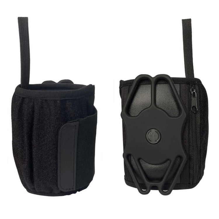 Rotating Wrist Phone Strap Coin Purse Touchable Phone Wristband Can Hold Cards, Change and Keys