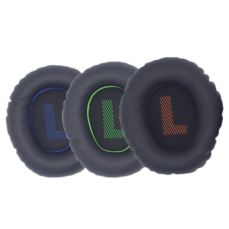 1pair For JBL Quantum 350 / 360 Headphone Leather Sponge Cover Earmuffs, For JBL Quantum 350 / 360(Orange), For JBL Quantum 350 / 360(Blue), For JBL Quantum 350 / 360(Green)