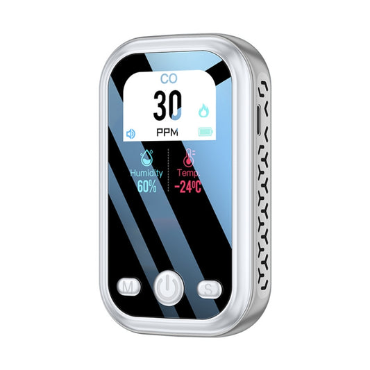 Portable Carbon Monoxide Detector Outdoor Home Detection Alarm, D6 Blue, D6 Gray