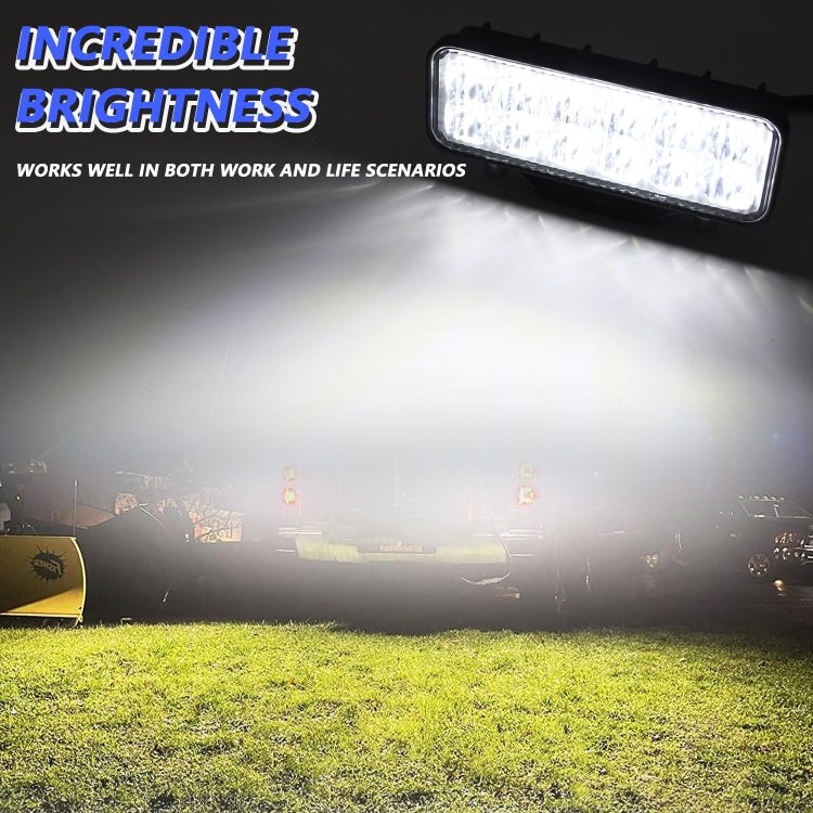 14W 9-30V 6 Inch Long Waterproof Car Work Headlight With Wire Set