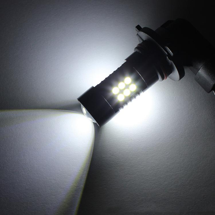 1pair Automotive High-power LED White Light Fog Lamp, 9005