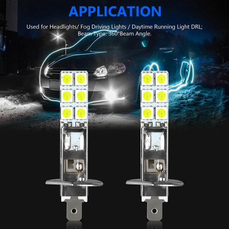 55W Automotive LED Bulbs High Brightness Fog Light, H1, H3
