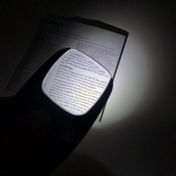 5x Magnifying Glass with Light & Keychain Rechargeable Magnifier for Elderly Reading