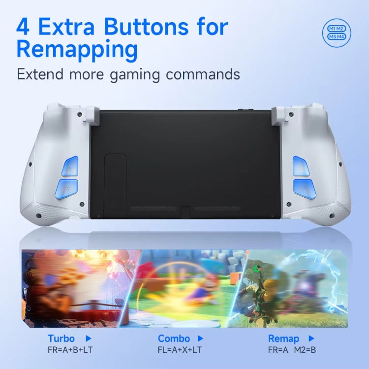 EasySMX S15 For Switch Wireless RGB Controller Split Joypad 6 Axis Gyroscop, Mechanical Hall Effect, S15