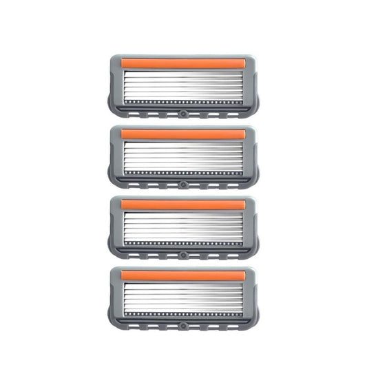 Recharges de rasoir pour homme système Six Blade OpenBack, 2 recharges/paquet, 4 recharges/paquet