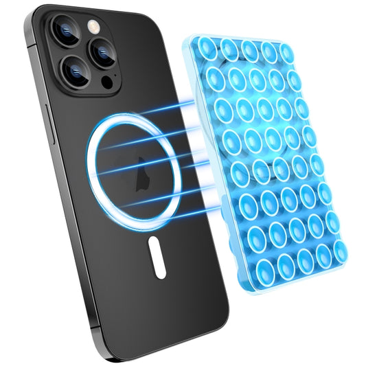 Support de téléphone portable à ventouse magnétique en silicone, mains libres