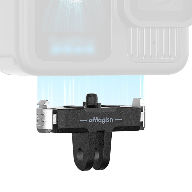For GoPro HERO13 Black aMagisn Magnetic Quick-release Base Plastic Adapter Accessories, For GoPro HERO13 Plastic