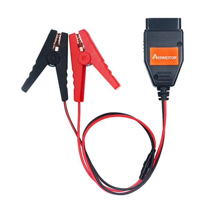 AERMOTOR Car ECU OBD2 Connector Battery Charging Clip Emergency Power Off Protector