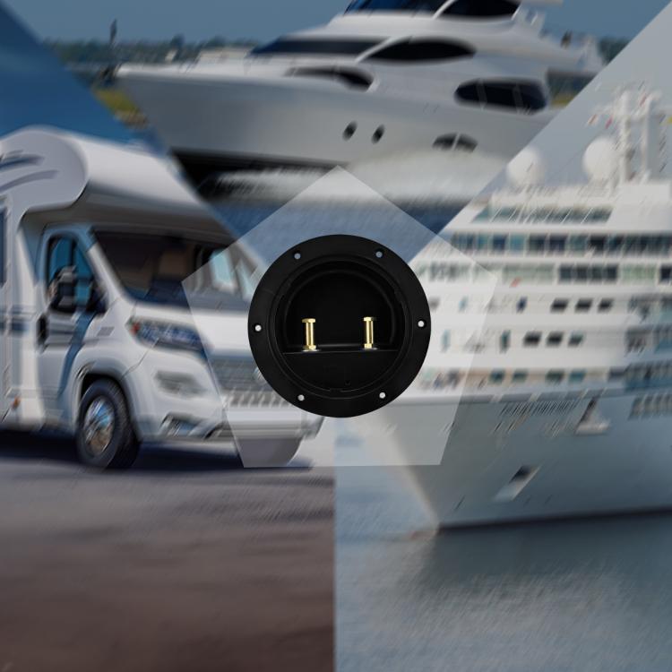 RV Yacht Copper Conductive Waterproof Solid Deck Cabin Sealing Cover, CP-5092, CP-5093, CP-5094