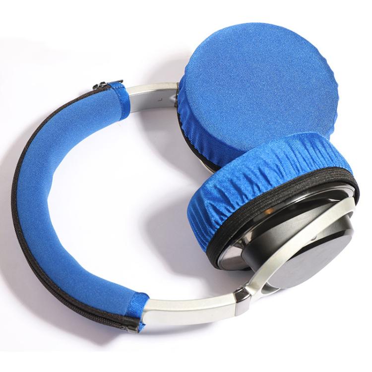 2pcs Universal Round Reusable Headset Dust Cover Sweat-proof Breathable Protective Cover, S Black, S Gray, S Red, S Blue, L Black, L Gray, L Red, L Blue